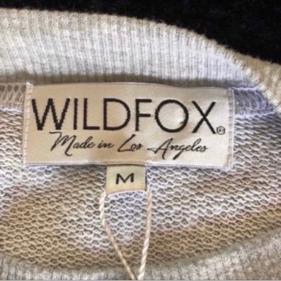 Wildfox Super Girly Somers Sweatshirt Size M - Picture 3 of 5